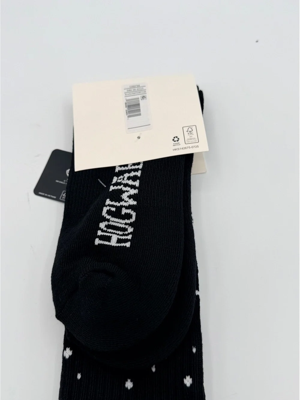 Harry Potter Black and White Crew Socks